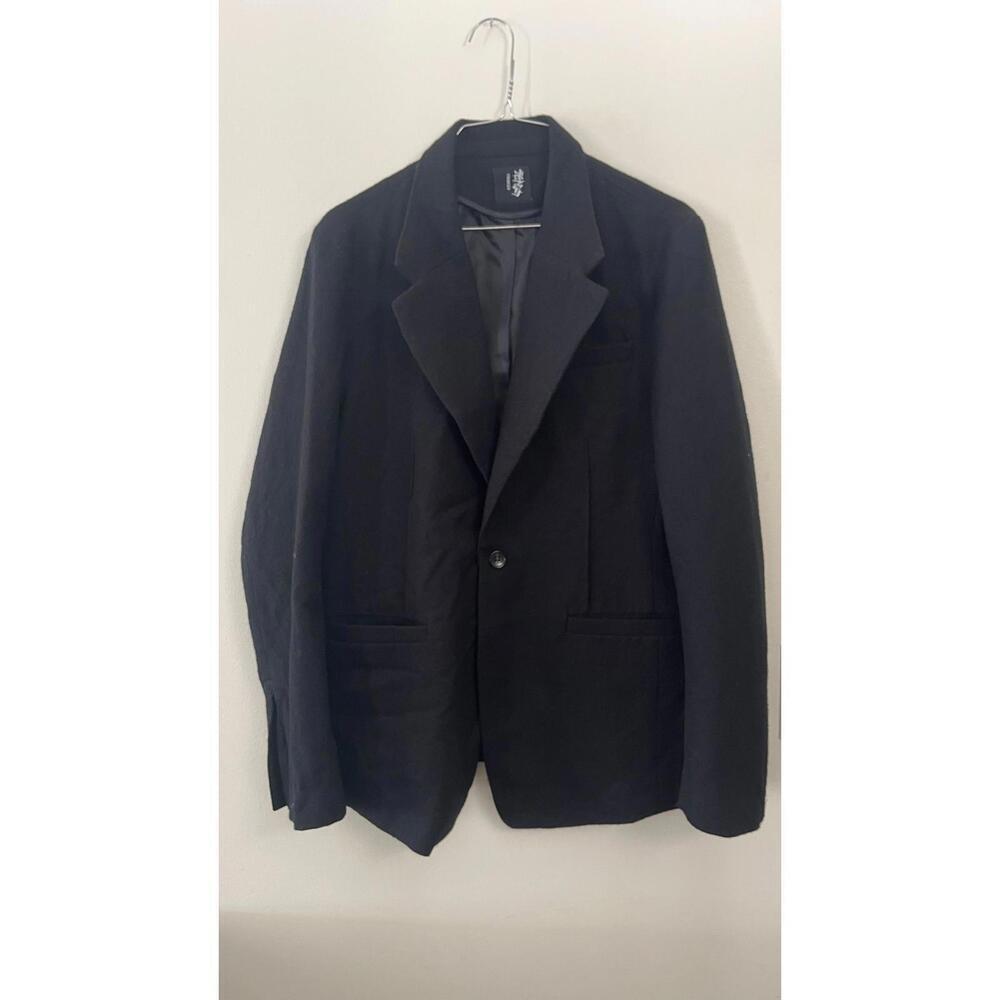 CROQUIS BLACK WOOL BLAZER JACKET